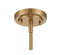 Stiffel Ella 20 1/4" Wide Soft Gold Crystal 5-Light Drum Pendant