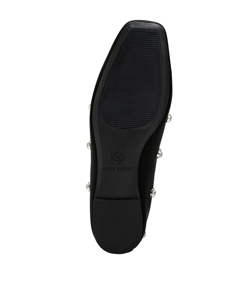 Katy Perry Women's High Rise Crystal Ballet Flats