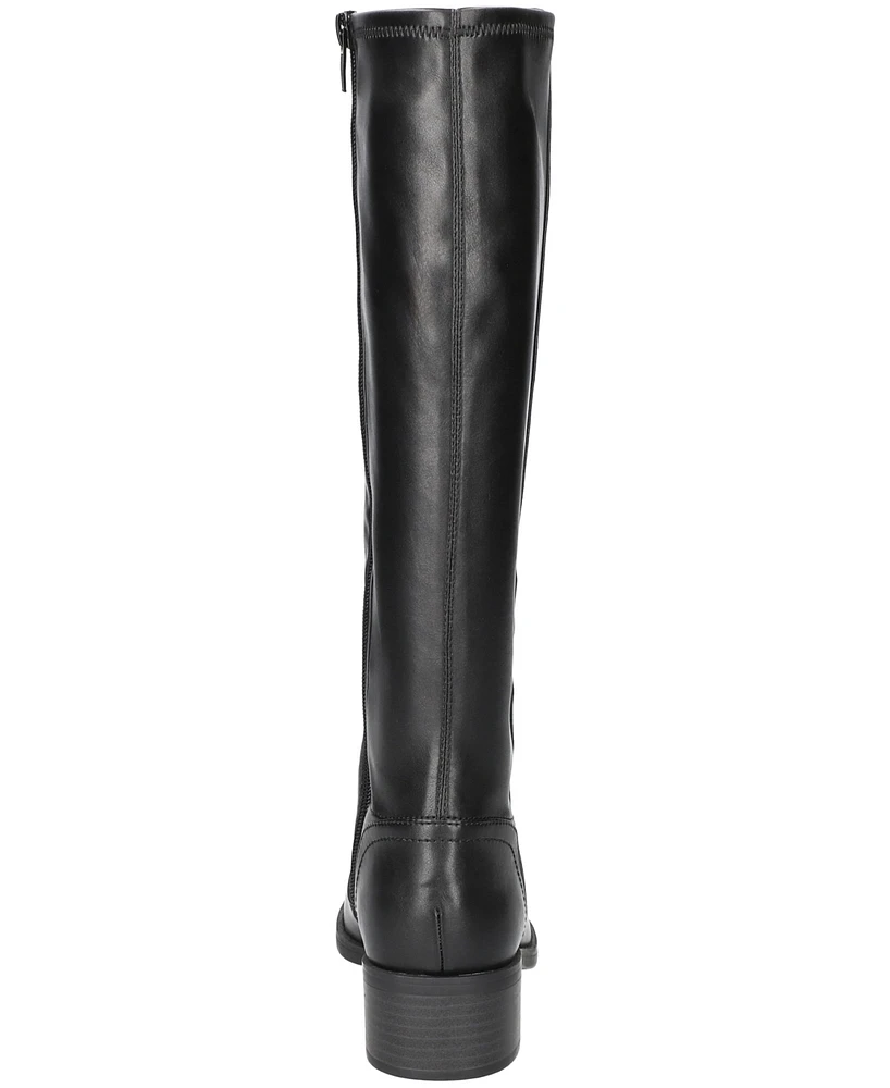 Easy Street Women's Tucker Plus Athletic Shafted Stretch-For-Fit Tall Boots