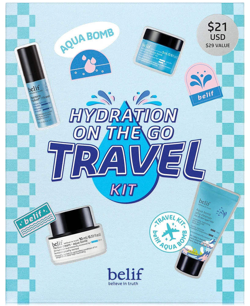 Belif 4-Pc. Hydration On The Go Travel Set