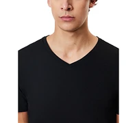 Lacoste Men's 3-Pack Slim-Fit V-Neck Undershirts
