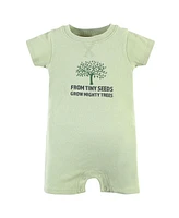 Touched by Nature Baby Boys Unisex 2 Pack of Organic Rompers