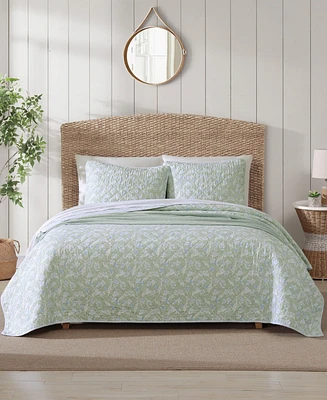 Closeout! Tommy Bahama Home Pineapple Bloom Reversible 2 Piece Quilt Set, Twin
