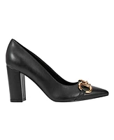 Marc Fisher Women's Gruff Bit High Block Heel Pumps