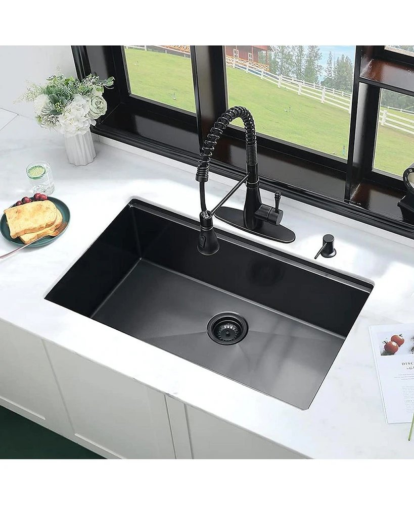 Workstation 32 L X 19 W Undermount Kitchen Sink With Accessories