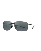 Maui Jim Unisex Polarized Sunglasses, Hema Mj000703