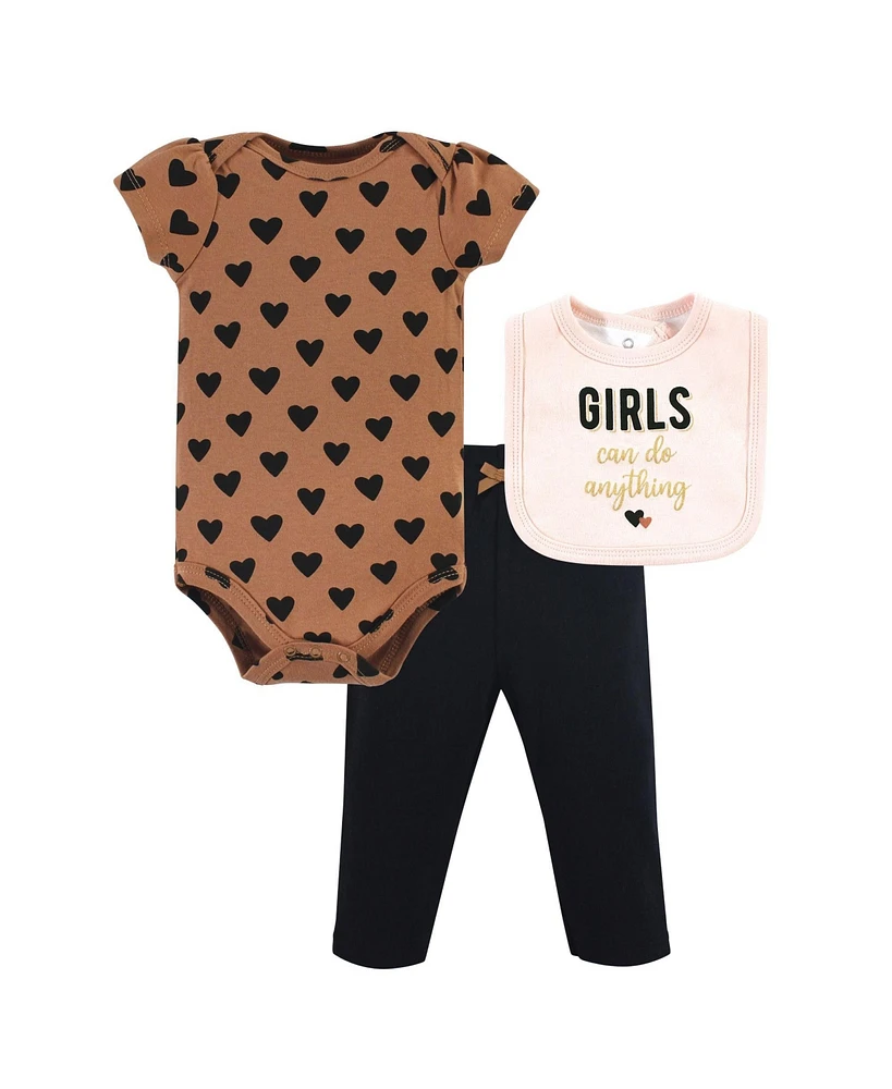 Hudson Baby Girls Cotton Bodysuit