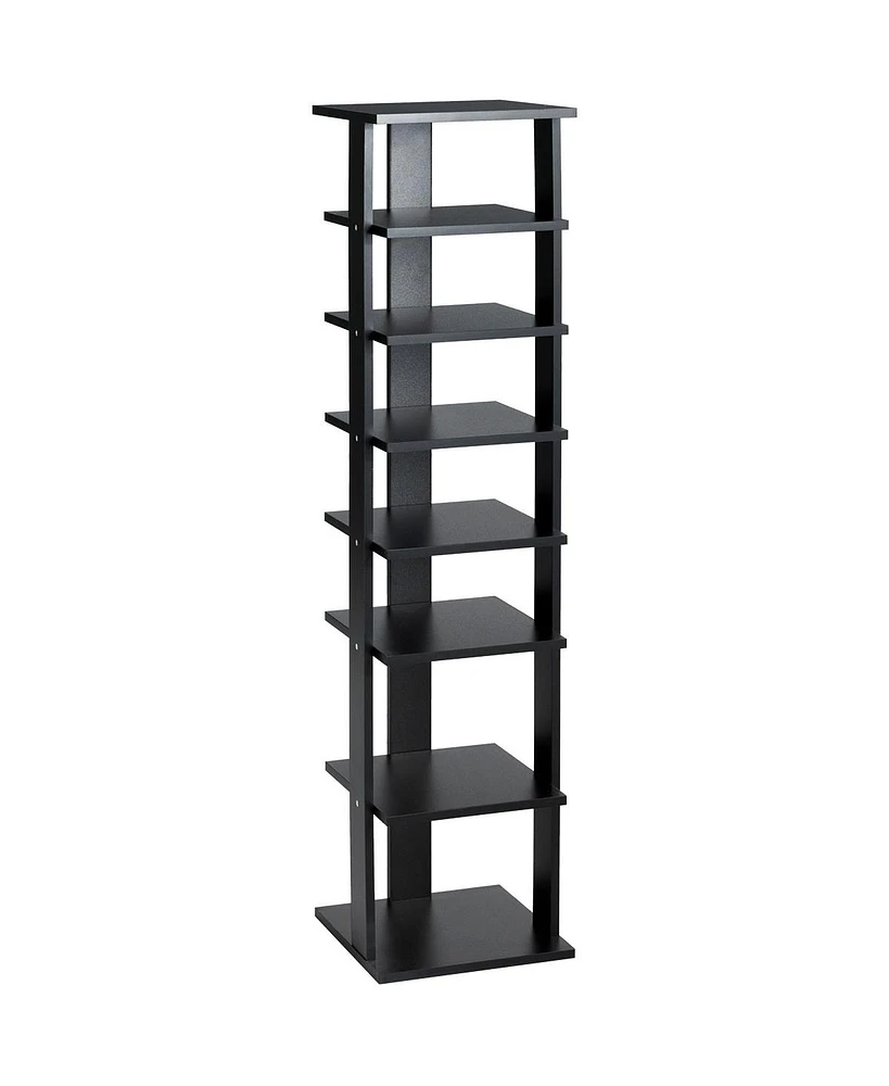 Wooden Shoes Storage Stand 7 Tiers Shoe Rack Organizer Multi-shoe Rack Shoebox