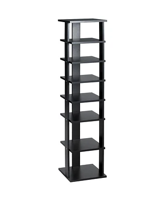 Wooden Shoes Storage Stand 7 Tiers Shoe Rack Organizer Multi-shoe Rack Shoebox