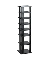 Wooden Shoes Storage Stand 7 Tiers Shoe Rack Organizer Multi-shoe Rack Shoebox