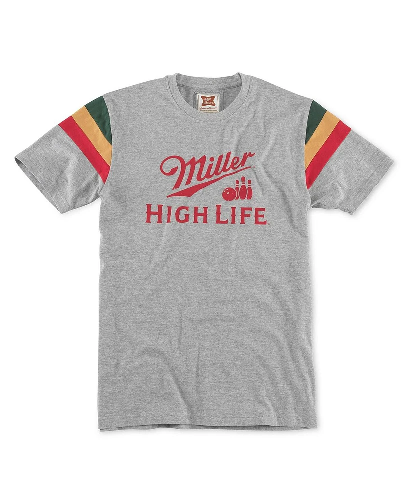 American Needle Men's and Women's Heather Gray Miller Sunset T-Shirt
