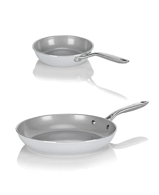 Techef - CeraTerra - 8 and 12 Inch Frying Pan Set