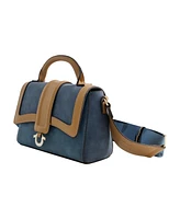 True Religion Mini Camo Strap Satchel