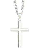 Cross Pendant Necklace in Sterling Silver