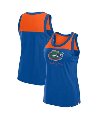 Fanatics Women's Royal Florida Gators Crosley Colorblock Tank Top
