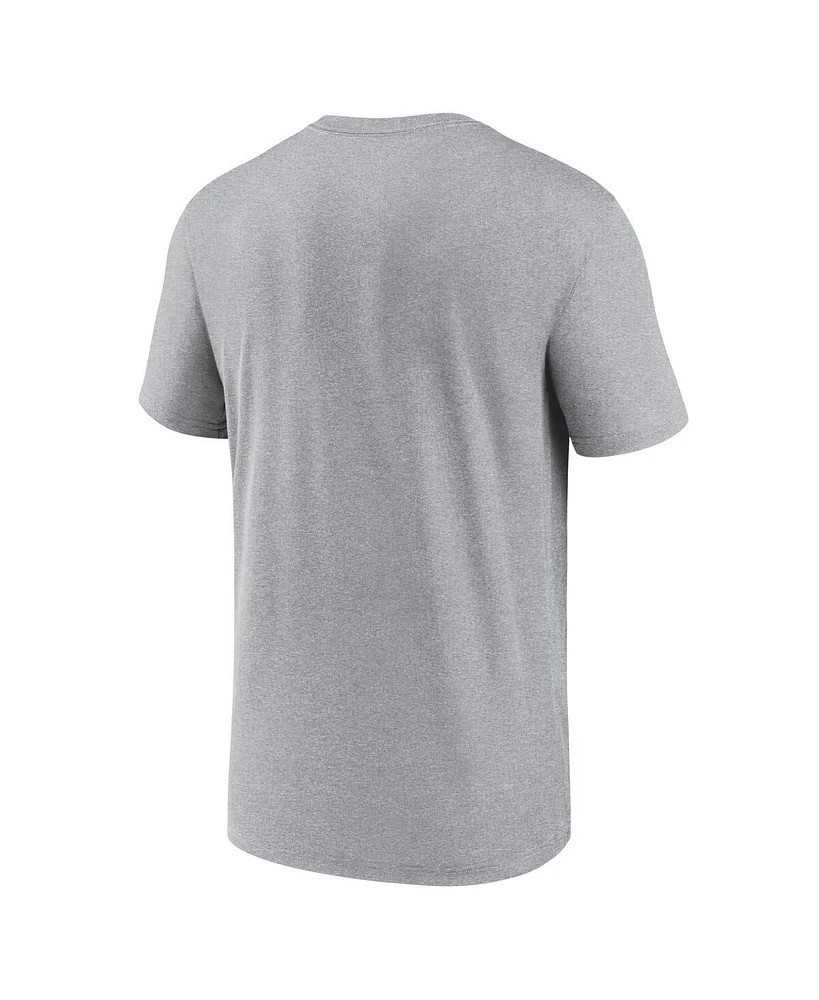 Nike Men's Heather Gray Arizona Wildcats Primetime Legend Wordmark T-Shirt