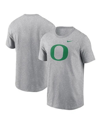 Nike Men's Heather Gray Oregon Ducks Primetime Evergreen Logo T-Shirt