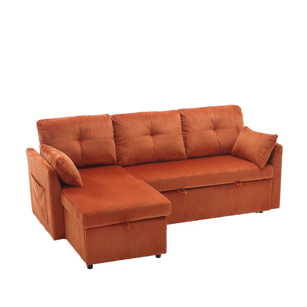 Spacious and Durable Modular Sectional Sofa with Hidden Storage