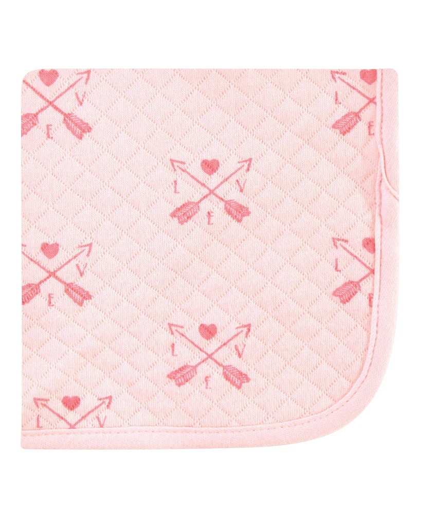 Hudson Baby Girls 12Pk Quilted Washcloth