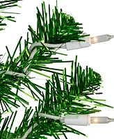 Northlight 2' Paradise Lime Green Tinsel Pine Artificial Tree