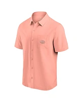 Fanatics Men's Coral San Francisco 49ers Front Office Button-Up Shirt