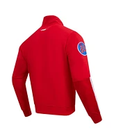 Pro Standard Men's Red Philadelphia Phillies Fast Lane Full-Zip Track Jacket