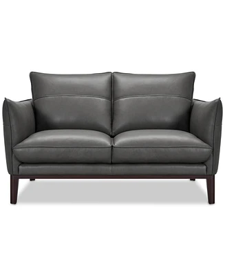 Kettner 58" Leather Loveseat, Created for Macy's
