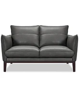 Kettner 58" Leather Loveseat, Created for Macy's