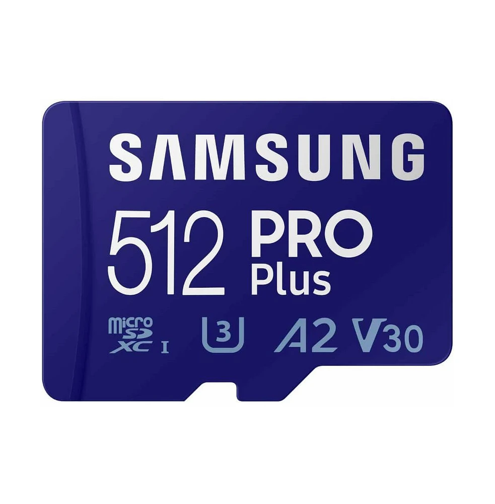 Samsung 512GB Pro Plus and Adapter MicroSDXC Memory Card