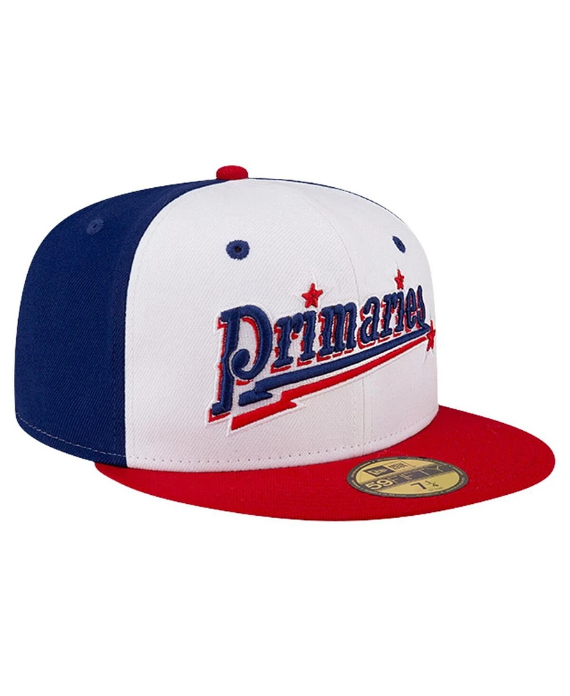 New Era Men's Blue New Hampshire Fisher Cats Theme Night Primaries 59FIFTY Fitted Hat
