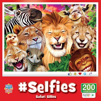 Selfies - Safari Sillies 200 Piece Jigsaw Puzzle