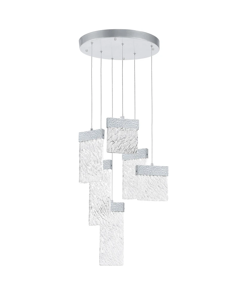 Cwi Lighting 22" Metal Carolina Led Chandelier
