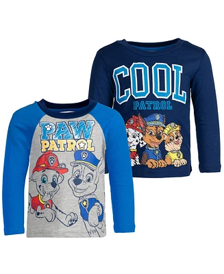 Paw Patrol Big Boys Marshall 2 Pack Long Sleeve Graphic T-Shirt