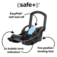 Diono LiteClik30 R SafePlus Infant Car Seat and Base, Latch