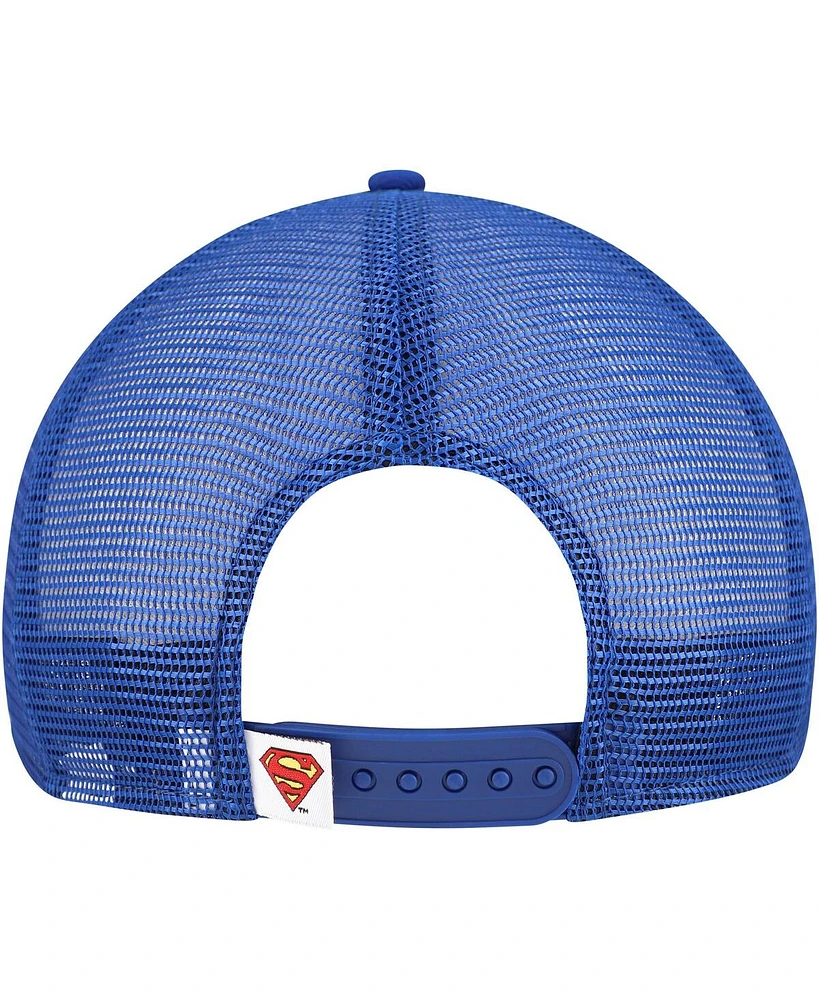New Era Big Boys and Girls Blue Superman 9FIFTY Trucker Snapback Hat