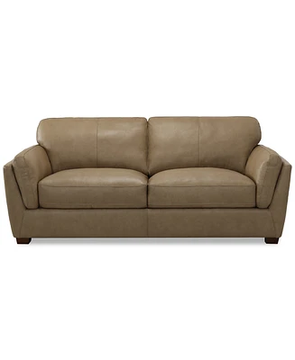 Closeout! Korder Leather Sofa, Created for Macy's
