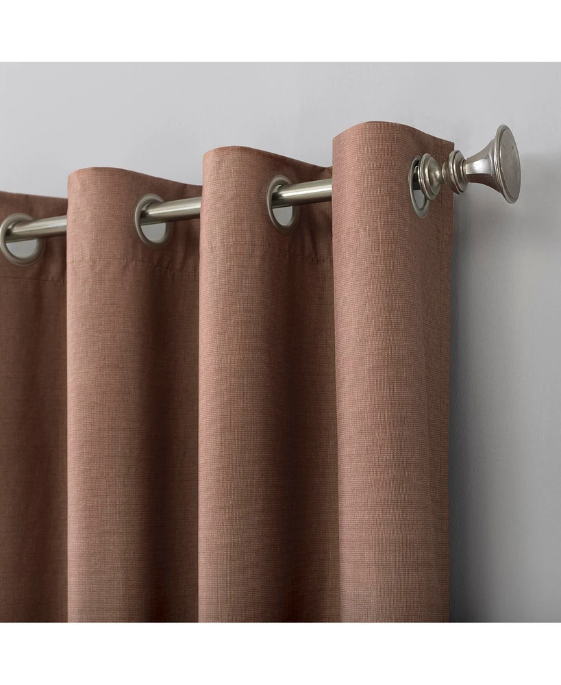 Duran Thermal Insulated 100% Blackout Grommet Curtain Panel