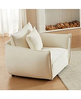 Minimalist 44" Sofa for Living Rooms and Offices