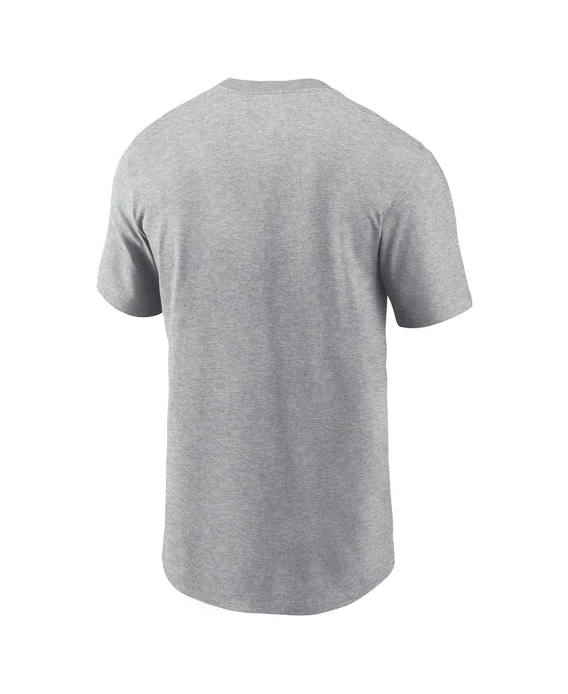 Nike Men's Heather Gray San Diego Padres Home Team Athletic Arch T-Shirt
