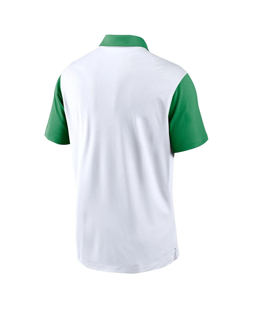 Nike Men's White Oregon Ducks Primetime Campus Vapor Performance Polo
