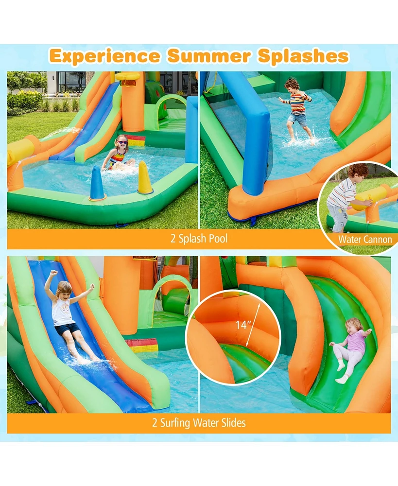 Kids Inflatable Water Slide for Yard Lawn (Without Blower)