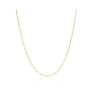 The Lovery Disco Link Chain Necklace 14K Yellow Gold inches