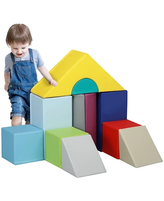 Soozier 11-Piece Kids Crawl and Climb Activity Play Set, Multicolo
