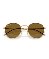 Ray-Ban Unisex Polarized Round Reverse Sunglasses, RBR0103S