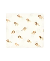 Hudson Baby Unisex Four-Pack Flannel Infant Receiving Blanket Cotton/Poly Blend
