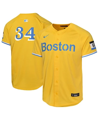 Nike Big Boys and Girls David Ortiz Gold Boston Red Sox City Connect Limited Player Jersey