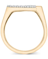 Wrapped Diamond MultiRow Wrap Ring (1/4 ct. t.w.) 10k Gold, Created for Macy's