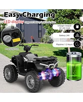24V Kids Ride-On Electric Atv 4-Wheeler Quad Car with Wireless Connection