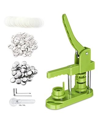 1" 25mm Backpack Pin Button Maker Machine Installation-Free Diy Pin Badge Punch Press Kit