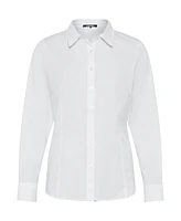 Olsen Women's Classic Button Up Shirt